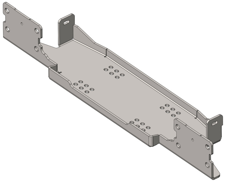 Jeep Wrangler Bumper - Artec Industries - Steel Bumper Winch Plate V3 - `18-`25